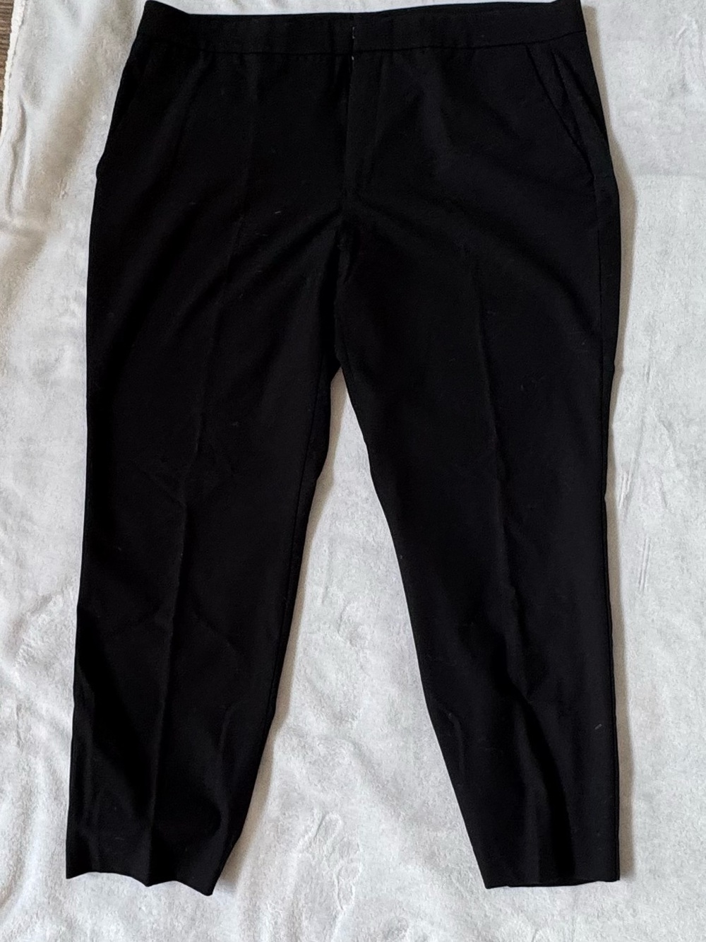 Zara Women's Black Ankle Cropped Dress Pants